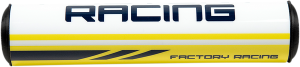 Premium Handlebar Pad White, Yellow, 1, nordicamoto.ro