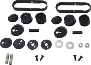 Adjustable Drop Mirror Mount Black, 2, nordicamoto.ro