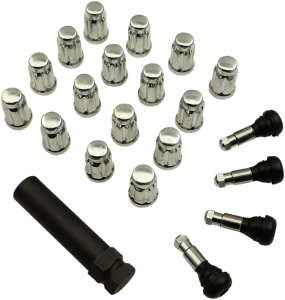 Splined Lug Nut Silver