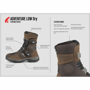 FORC50W-24 Brown Forma Touring Adventure Low száraz csizma, 43-as méret, 2, nordicamoto.ro