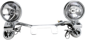 Lightbar With Spotlight Chrome, 2, nordicamoto.ro