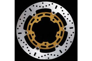 Brake Rotor X Series Floating Round Gold, Stainless Steel, 1, nordicamoto.ro