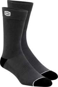 Sosete 100% Solid Gray L/XL, 1, nordicamoto.ro