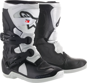 Cizme Copii Alpinestar Tech 3S Black White 38, 1, nordicamoto.ro