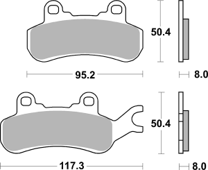 Psi Brake Pads, 2, nordicamoto.ro