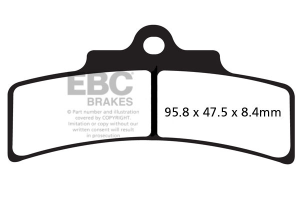Gpfax Series Race Sindered Brake Pads, 2, nordicamoto.ro