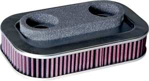 High Flow Replacement Air Filter Black, Red, 1, nordicamoto.ro