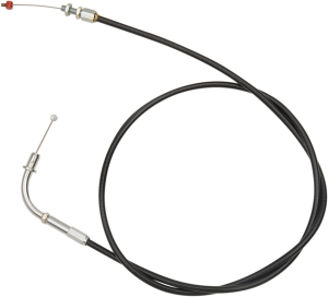 Black Vinyl Throttle/idle Cable For Victory Black