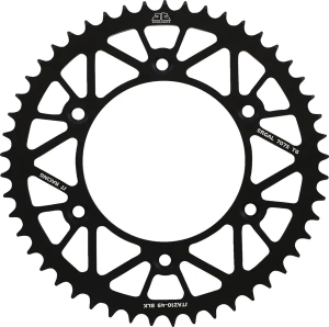 JT SPROCKETS hátsó lánckerék, fekete , nordicamoto.ro