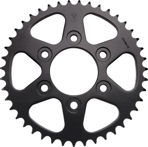 JT SPROCKETS Acél hátsó lánckerék, fekete , nordicamoto.ro