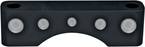 Front Fender Spacers Black