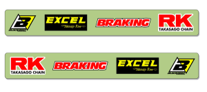 Swingarm Stickers Multi