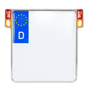 All In One Licenseplate Holder Universal Chrome