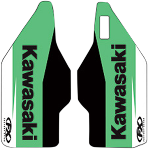 Lower Fork Guard Graphics Black, Green, White, 2, nordicamoto.ro