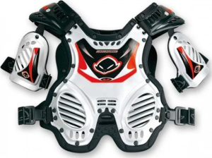Child Shockwave Chest Protector Red, White