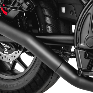 Hi-output Slip-on Muffler Black, Matte Black, Ceramic, 2, nordicamoto.ro