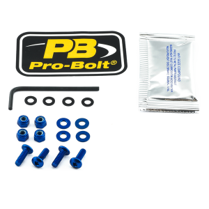 Screen Bolt Aluminium Blue, 1, nordicamoto.ro