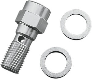 Banjo Bolt With Brake Light Switch Mount Chrome