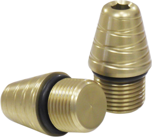 Bar End Weights Lg Anodized, Silver