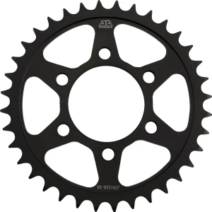 JT SPROCKETS Acél hátsó lánckerék, fekete, 1, nordicamoto.ro