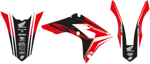 Dream 4 Graphics Kit Black, Red, White, 3, nordicamoto.ro