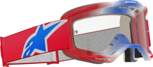 Alpinestars Vision 5 Corp vörös/átlátszó szemüveg, nordicamoto.ro