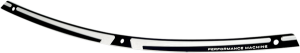 Windscreen Trim Black, Silver