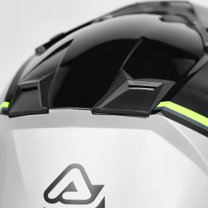 Acerbis Assault Graphic teljes arcú sisak, fekete/fluoreszkáló sárga, L-es méret, 4, nordicamoto.ro