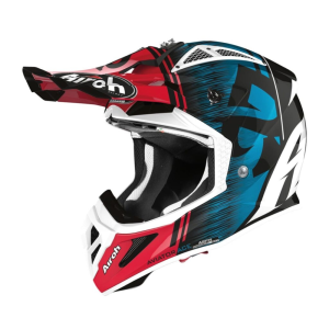 Casca AIROH Aviator Ace KYBON Blue/Red Gloss XL, 1, nordicamoto.ro