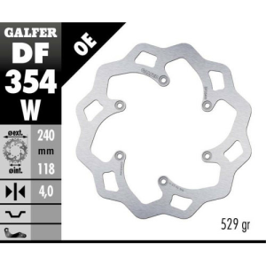 Suzuki RM 125/250 Galfer rögzített hátsó féklemez, nordicamoto.ro