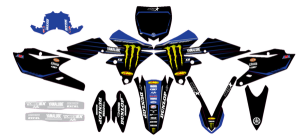Complete Graphics Kit Black, Blue 