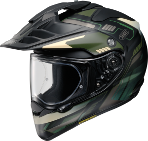 SHOEI HORNET-ADV06 Invigorate TC-4 sisak, fekete/matt zöld, XS, 1, nordicamoto.ro