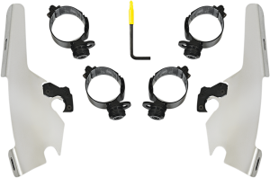 Batwing Fairing Trigger-lock Mounting Kit Silver