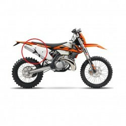 KTM 2T 250/300 '17–'18 kipufogócső