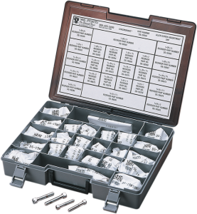 Fine-thread Bolt Assortment Silver, 1, nordicamoto.ro