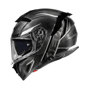 Casca Premier Devil Carbon ST8 sisak, fekete/fehér, S-es méret, 2, nordicamoto.ro