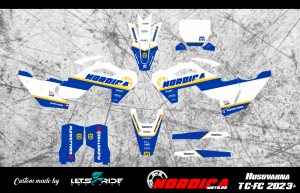 NordicaMoto Husqvarna TC/FC 23–24 matricakészlet, nordicamoto.ro