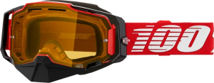 100% Armega Snow Goggle Red 