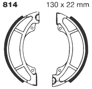 (r)g(r) Grooved Brake Shoe, 1, nordicamoto.ro