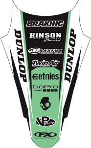 Rear Fender Kit Black, Green