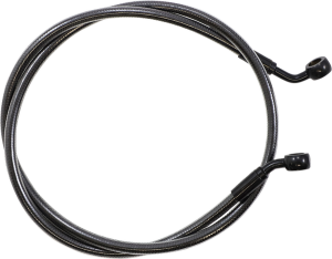 E-z Align Dot Braided Single Disc Front Brake Line Black, Black Pearl, 2, nordicamoto.ro