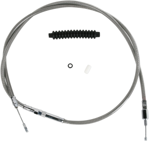 High-efficiency Braided Stainless Steel Clutch Cable Silver +102 mm (4''), 1, nordicamoto.ro