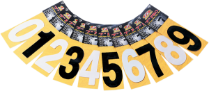 Pro Numbers White