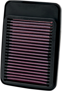 High-flow Air Filter Black, Red, 1, nordicamoto.ro