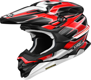 Enduro/cross sisakok, SHOEI VFX-WR 06 SPARKLE TC-1 sisak, fekete/piros/fehér, nordicamoto.ro
