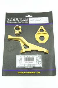 Steering Damper Mounting Kit Gold