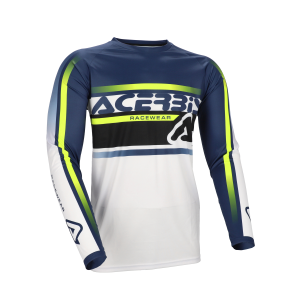 Acerbis Linear Lugo póló, kék/sárga