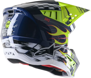 Casca Alpinestars Supertech M5 Rash Navy/Yellow XS, 2, nordicamoto.ro