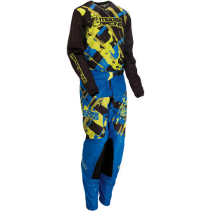 Moose Racing Agroid kék/Hi-Vis gyereknadrág, 26-os méret, 3, nordicamoto.ro