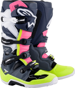 Tech 7 Boots Yellow, Pink, Black